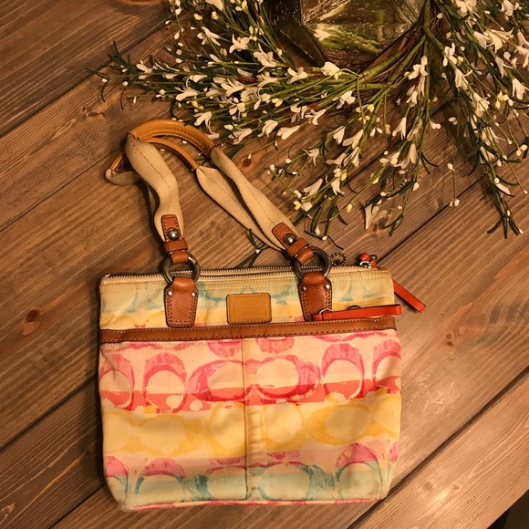 Coach Colorful Purse - Picture 1 of 2